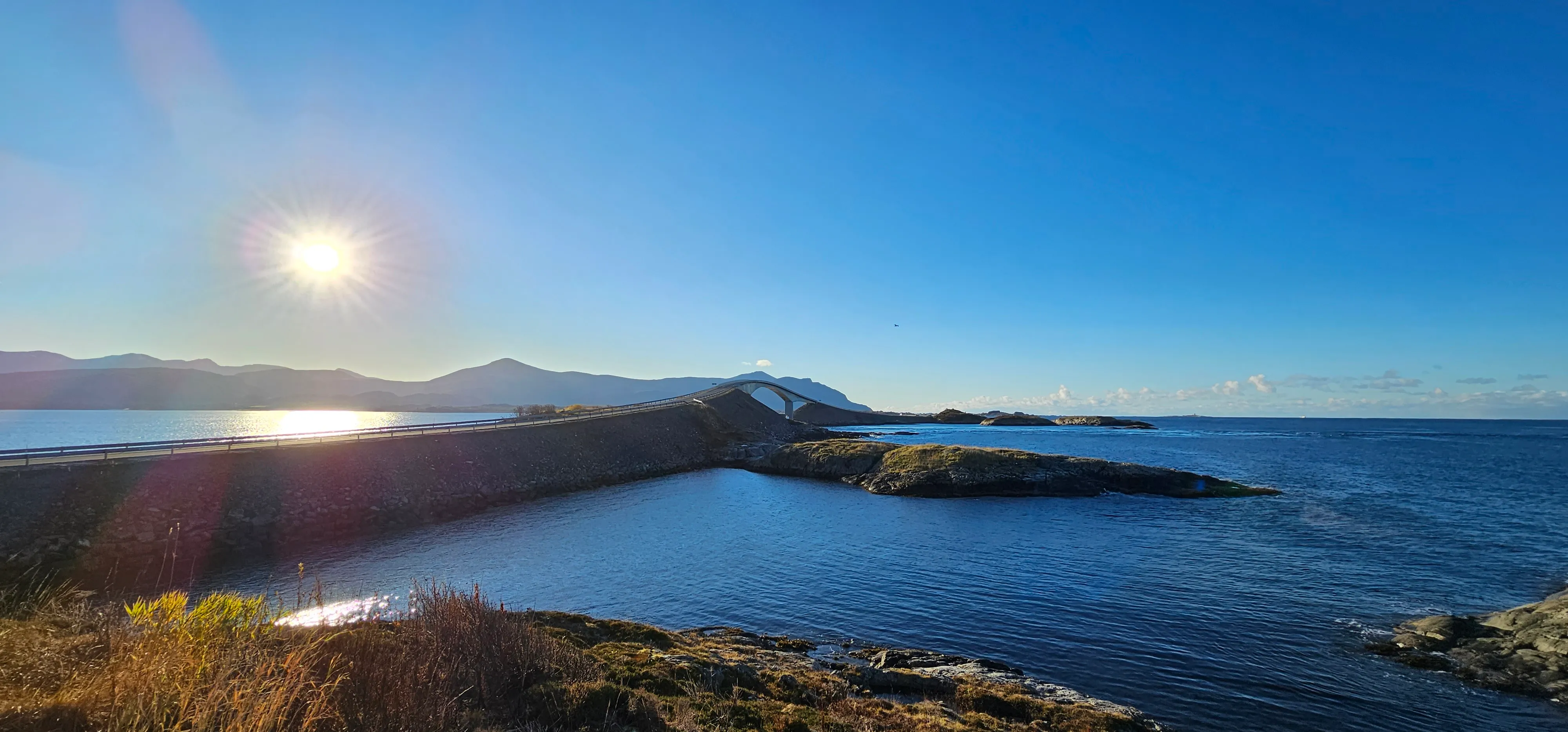 The Atlantic Road bridging the sea